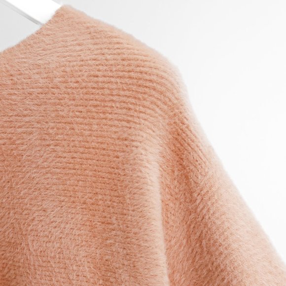 Michelle Mason Pink Oversized Cropped Sweater - Picture 6 of 8